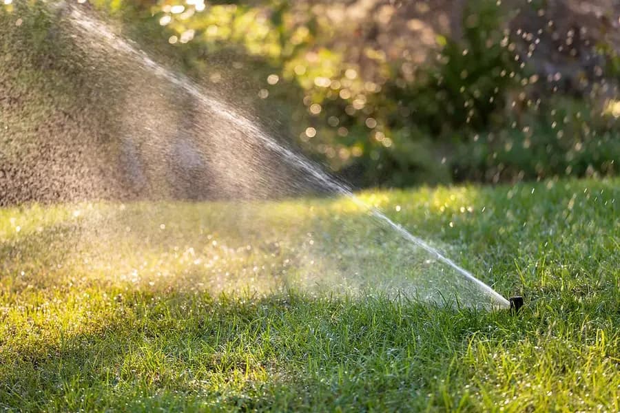 Jardinero a domicilio cortando el pasto y manteniendo un jardín en Montevideo